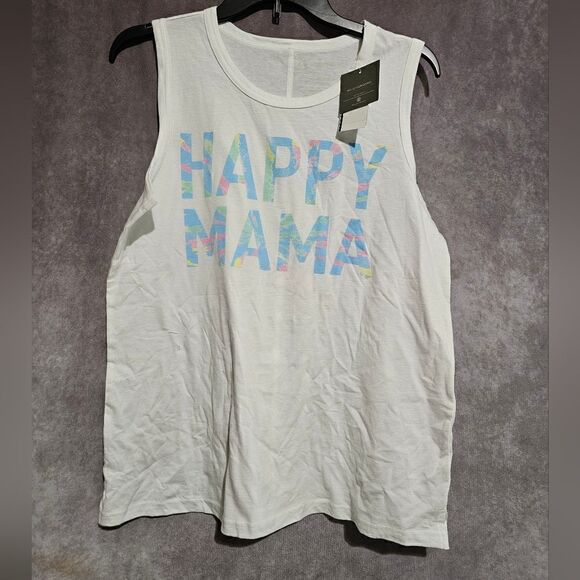 Women's HAPPY MAMA Tank Top Large - Picture 1 of 3
